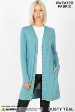 Load image into Gallery viewer, Jewel Classic Long Sweater Cardigan