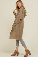 Load image into Gallery viewer, The Smokey Quartz Sweater Hooded Cardigan