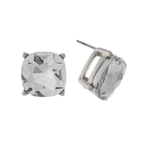 Large Rhinestone Stud Earring