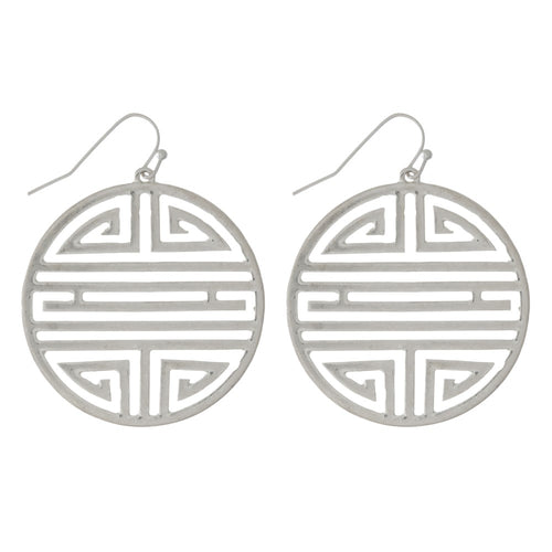 Round Metal Earrings