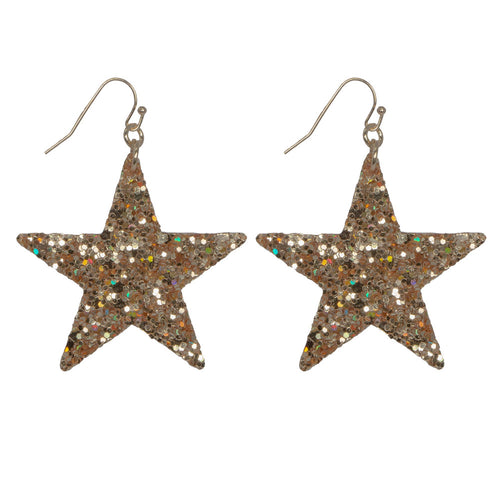 Glitter Star Earring