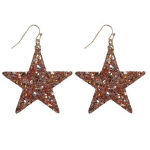 Load image into Gallery viewer, Glitter Star Earring