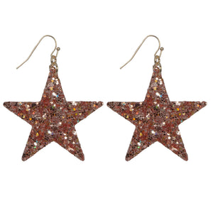 Glitter Star Earring