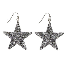 Load image into Gallery viewer, Glitter Star Earring