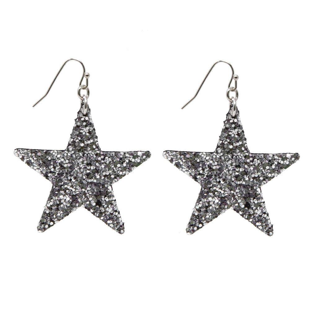 Glitter Star Earring