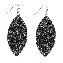 Load image into Gallery viewer, Oval Glitter Earring