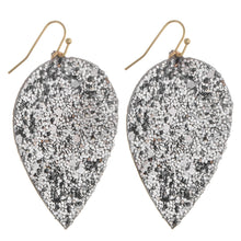 Load image into Gallery viewer, Long Drop Glitter Earring