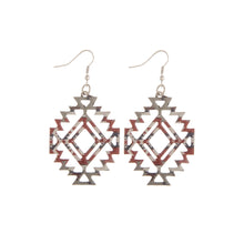 Load image into Gallery viewer, Southwestern Flare metal Earring