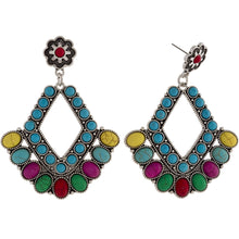 Load image into Gallery viewer, Colorful Western Earrings