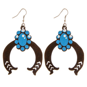 Bold Metal Western Earrings