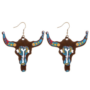 Bold Metal Western Earrings
