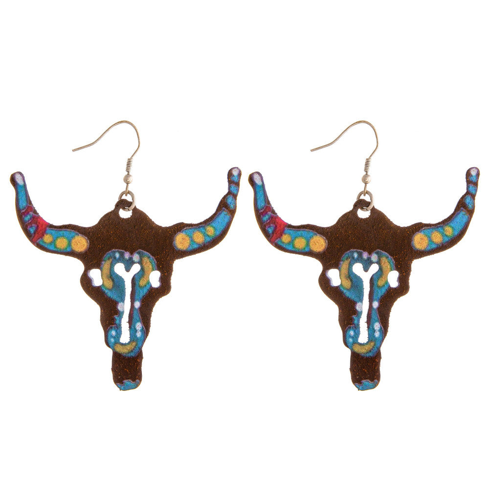 Bold Metal Western Earrings