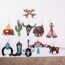 Load image into Gallery viewer, Bold Metal Western Earrings
