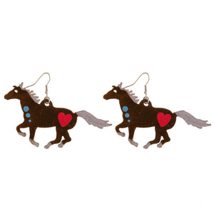 Bold Metal Western Earrings