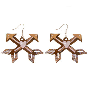 Bold Metal Western Earrings