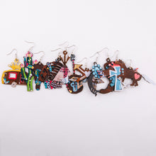 Load image into Gallery viewer, Bold Metal Western Earrings