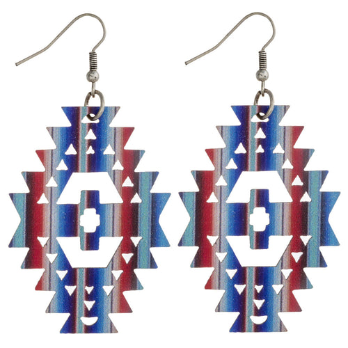 Native inspired wooden earrings