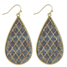 Load image into Gallery viewer, Wood Geometric Earring