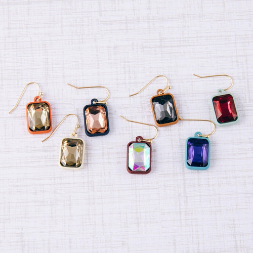 Rhinestone Drop Earring