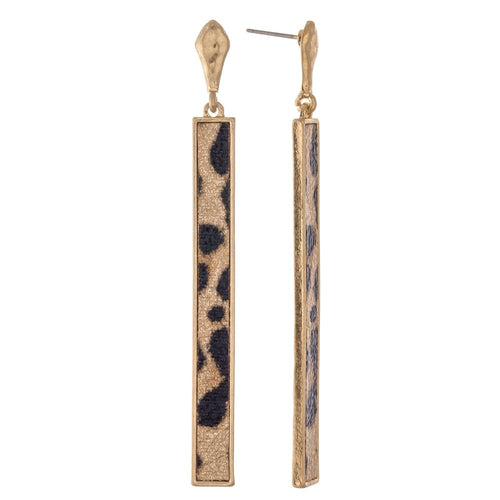 Leo Bar Drop Earrings