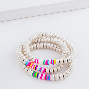 Multicolor Beaded Stretch Bracelet