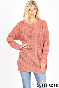 The Hematite Over-Sized Chunky Sweater