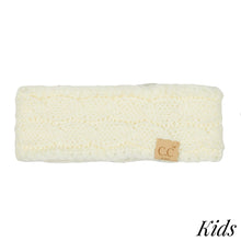 Load image into Gallery viewer, C.C. Cable Knit Headwrap for Kids