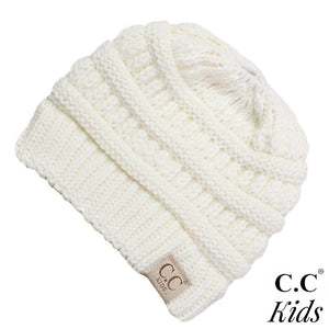 C.C. Messy Bun Beanie for Kids