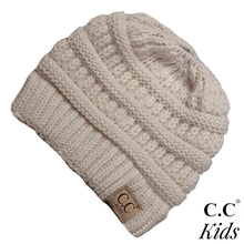 Load image into Gallery viewer, C.C. Messy Bun Beanie for Kids