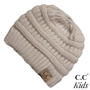 C.C. Messy Bun Beanie for Kids