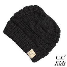 Load image into Gallery viewer, C.C. Messy Bun Beanie for Kids