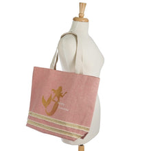 Load image into Gallery viewer, Glitter Mermaid Printed Tote Bag