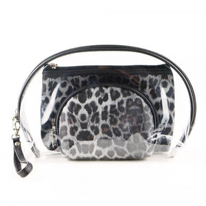 Clear 3pc Travel Pouch Set