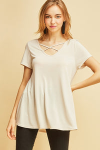 The Agate Strappy V-Neck Top