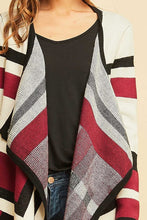 Load image into Gallery viewer, The Garnet Front Drape Cardigan