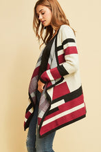 Load image into Gallery viewer, The Garnet Front Drape Cardigan