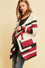 Load image into Gallery viewer, The Garnet Front Drape Cardigan