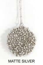 Load image into Gallery viewer, Beaded Circle Pendant Long Necklace