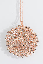 Load image into Gallery viewer, Beaded Circle Pendant Long Necklace