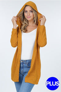 The Amber Button Down Hooded Cardigan