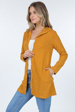 Load image into Gallery viewer, The Amber Button Down Hooded Cardigan