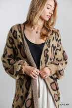 Load image into Gallery viewer, Leo Cardigan Sweater with Distressed Hem