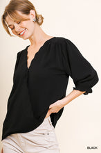 Load image into Gallery viewer, Umgee 3/4 Ruffle Sleeve Top