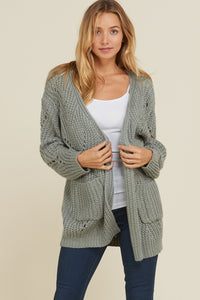 The Green Jade Crochet Cardigan