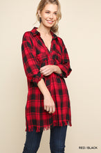 Load image into Gallery viewer, The Ruby Plaid Tunic