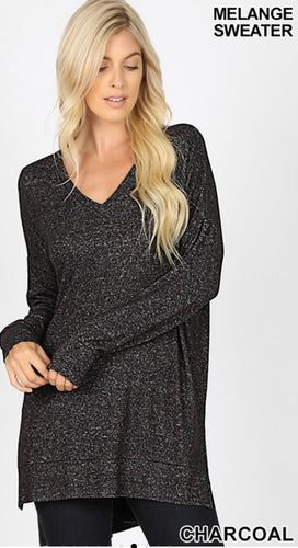 The Sapphire Melange Top
