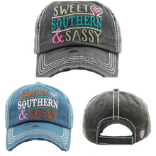 Load image into Gallery viewer, &quot;Sweet, Southern &amp; Sassy&quot; Baseball Cap