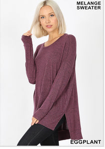 The Sapphire Melange Top
