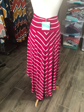 Load image into Gallery viewer, Umgee Striped Skirt with Side Slit