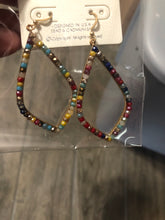 Load image into Gallery viewer, Glass Bead Diamond Dangle Earring